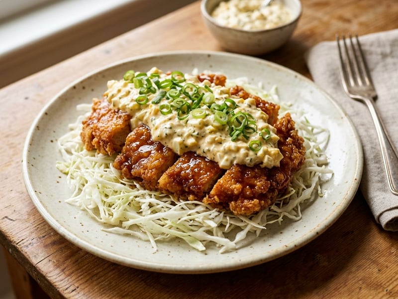 Japanisches Chicken Nanban | Knusprig mit Ei-Tartarsauce
