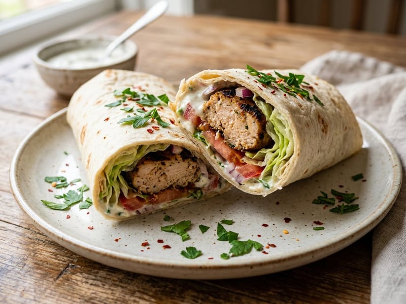 Tavuk Köfte Dürüm | Saftiger Geflügel-Streetfood-Wrap