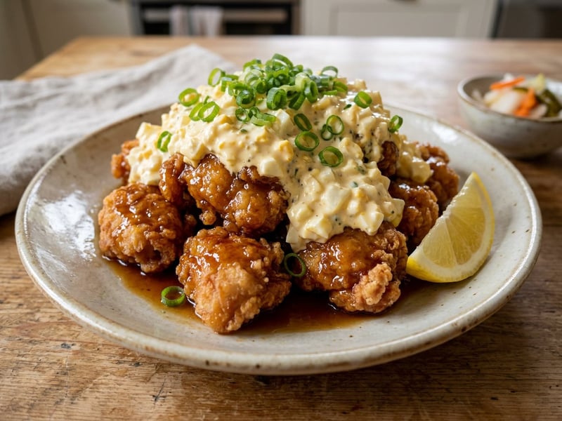 Japanisches Chicken Nanban mit Eier-Tartarsauce