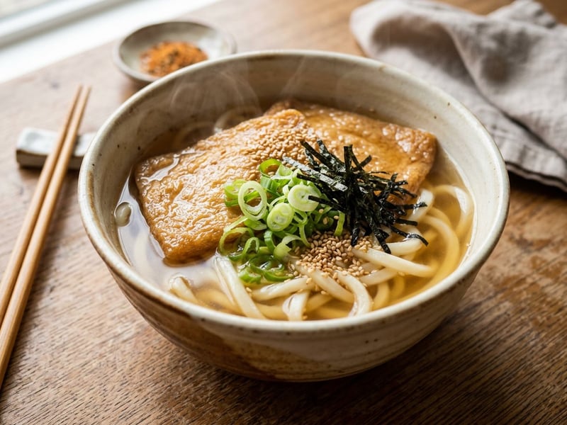 Kitsune Udon with Tofu | Warming & Aromatic