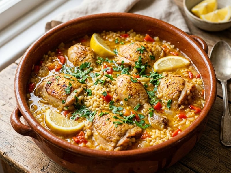 Arroz Caldoso con Pollo | Spanischer Hähnchen-Eintopf