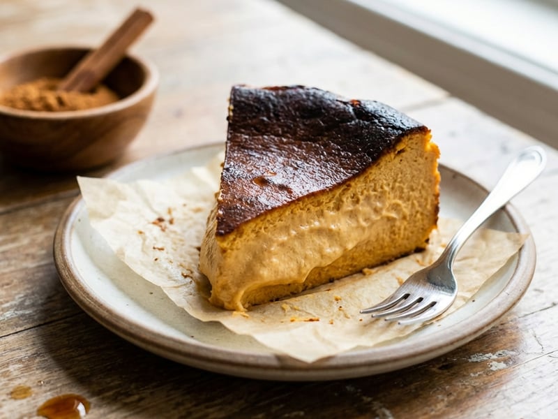 Basque Pumpkin Cheesecake