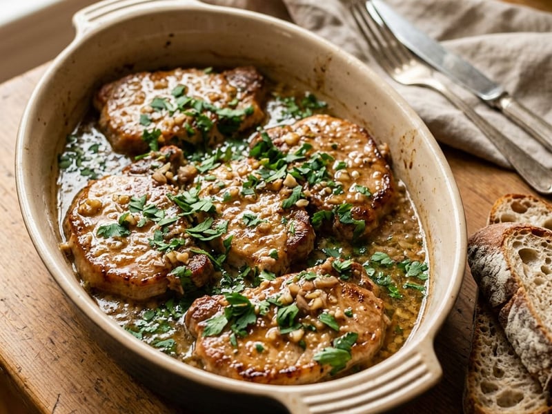 Greek Corfu Sofrito | Tender in Garlic and Wine Sauce