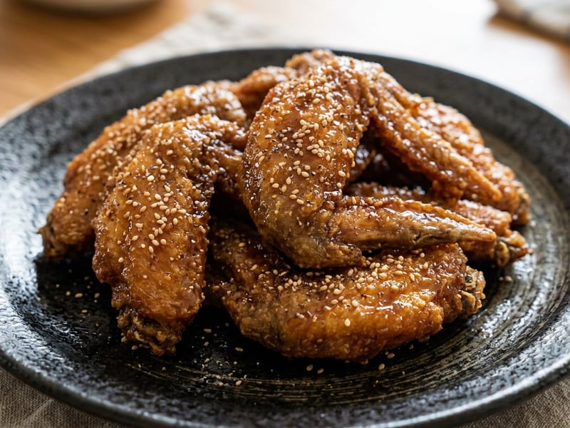 Japanese Nagoya Tebasaki | Crispy & Spicily Glazed