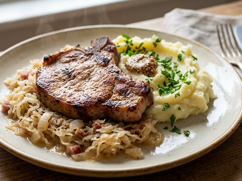 Classic Frankfurter Rippchen | Tenderly cooked in sauerkraut