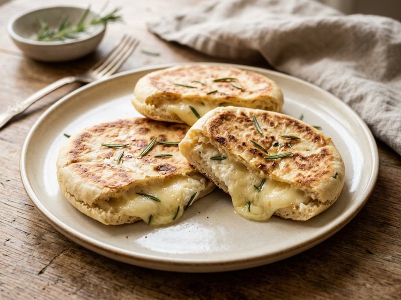 Tigelle Modenesi mit Käse | Italienische Pfannenfladen