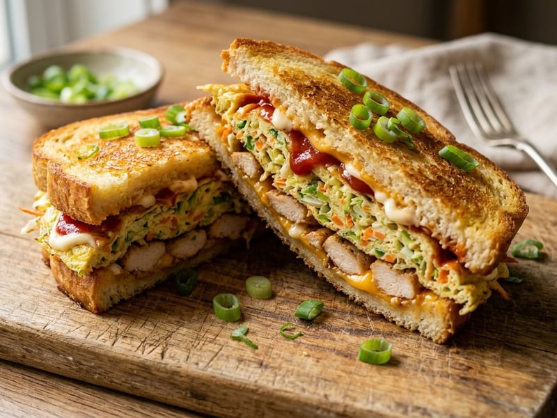 Korean Gilgeori Toast | Crispy with Chicken