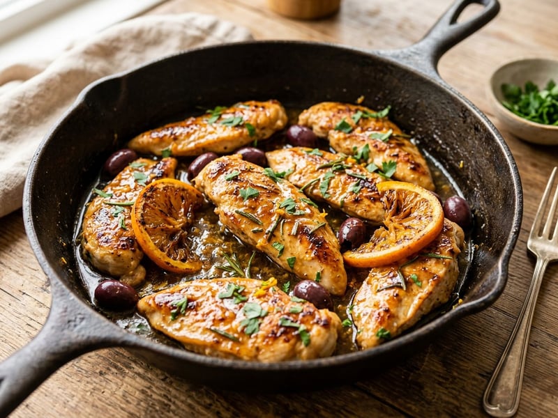 Greek Orange Chicken | In 20 Minutes