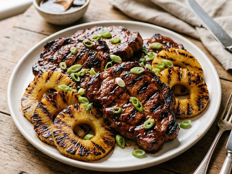 Huli-Huli BBQ Pork Steaks | Juicy, Sweet & Savoury Glazed
