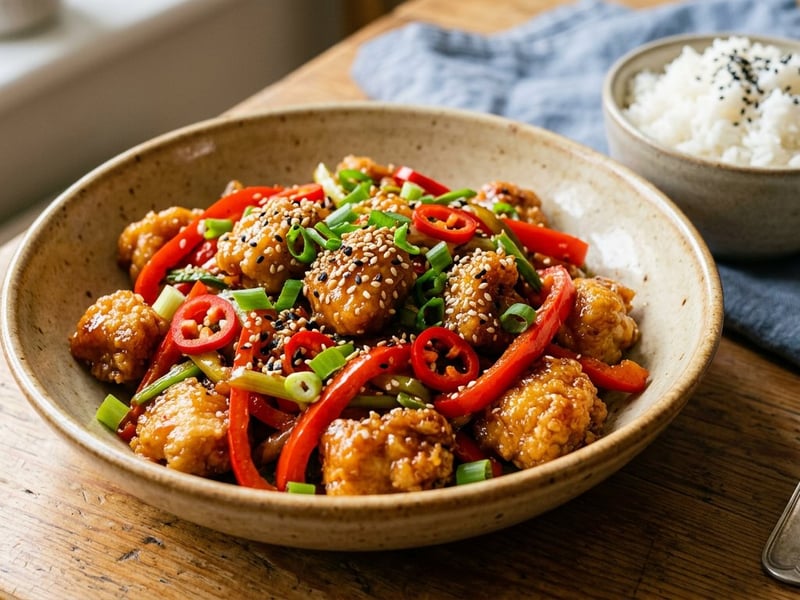 Crispy Chili-Garlic Chicken | 15-Minute Wok
