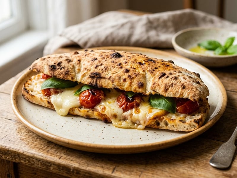 Panuozzo di Gragnano | Crispy Cheese Flatbread