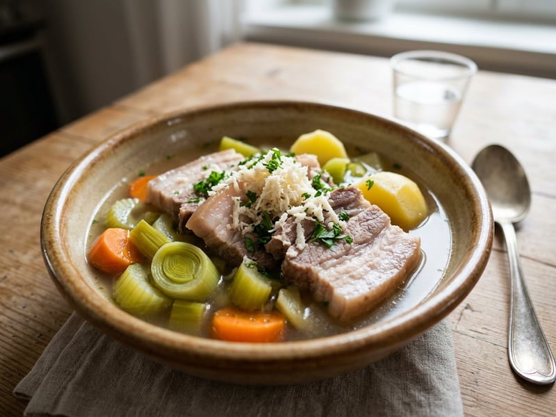Bavarian Wurzelfleisch | Tenderly Cooked with Horseradish