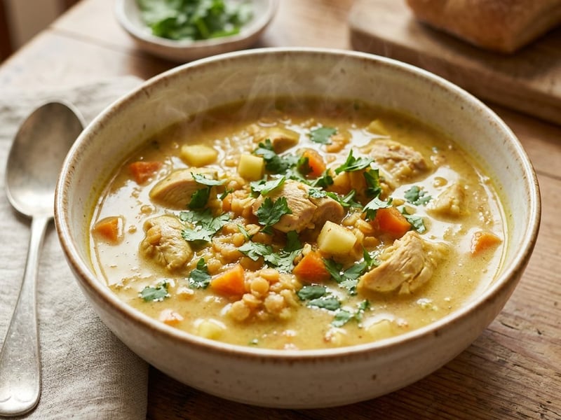 Mulligatawny with Chicken | Spicy & Warming