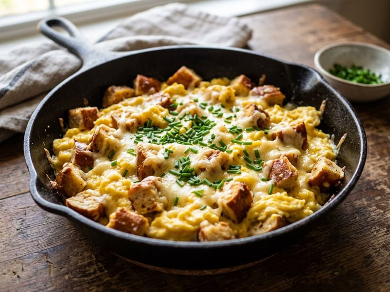 Bavarian Pretzel Egg Skillet | Savoury Brunch Classic