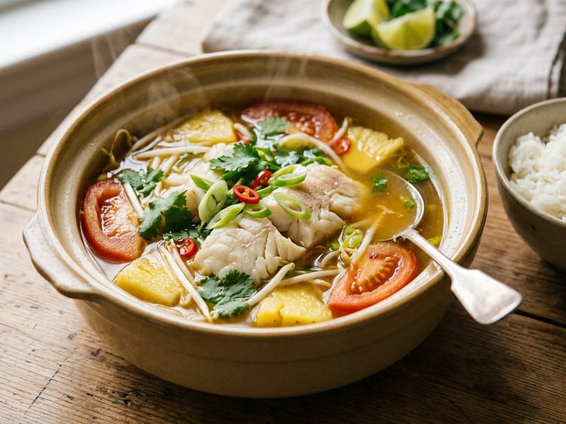 Canh Chua Cá | Spicy Tamarind Fish Stew