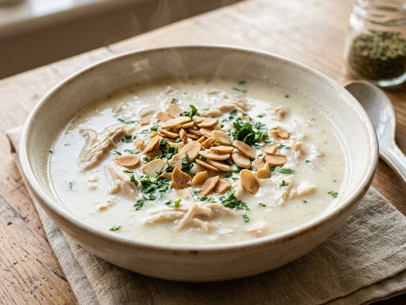 Sultan Çorbası | Türkische Palastsuppe mit Mandeln