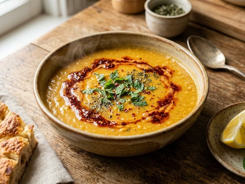 Mahluta Çorbası | Antakya Lentil Soup with Cumin & Coriander