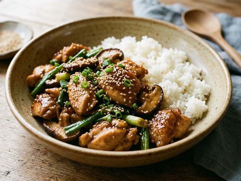Japanisches Miso-Hähnchen | Wok-Klassiker in 15 Min.