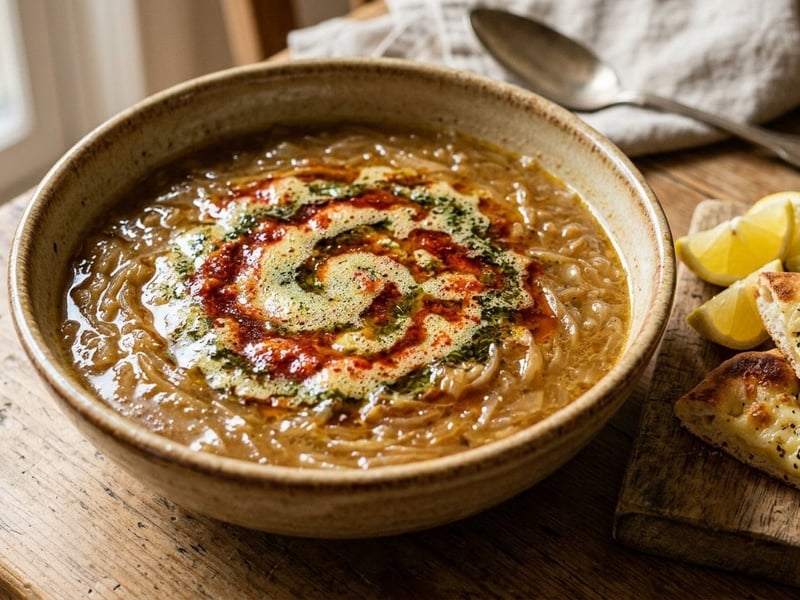 Türkische Zwiebelsuppe | Soğan Çorbası