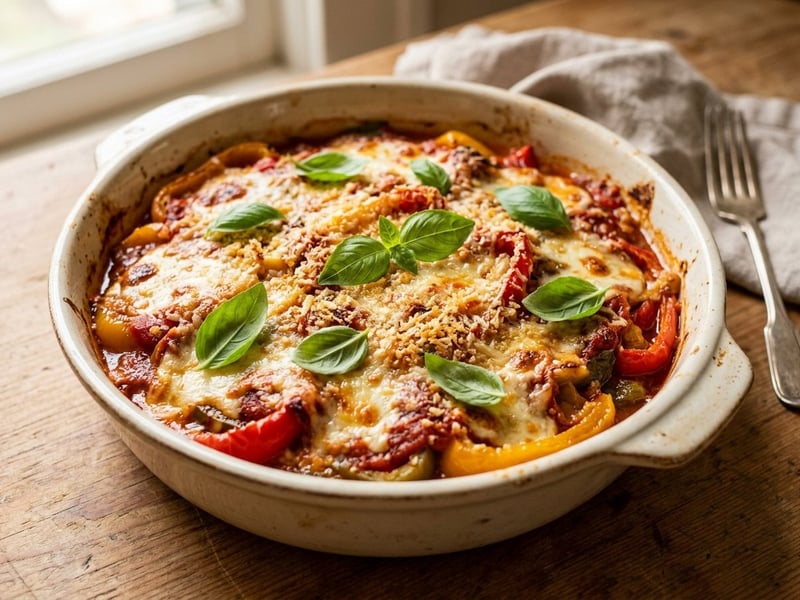 Parmigiana di Peperoni | Italienischer Paprika-Auflauf