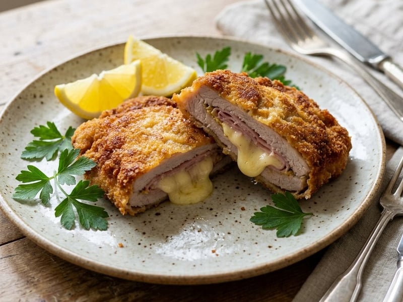 Braumeister-Schnitzel | Knusprig gefüllt mit Schinken & Bergkäse