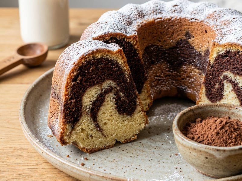 Vegan Marble Gugelhupf