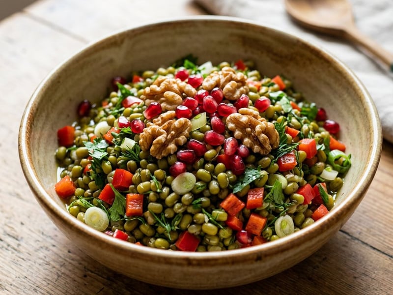 Türkischer Mungbohnensalat | Maş Fasulyesi Salatası