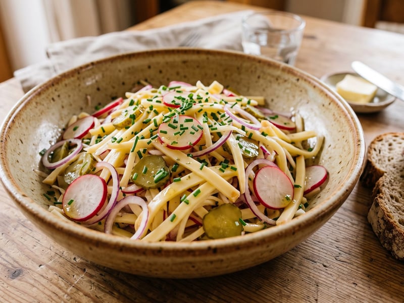 Allgäuer Käsesalat | Herzhafter Brunch-Klassiker