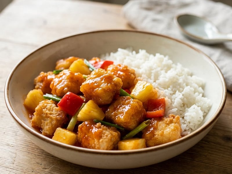 Pad Priew Wan Pla | Knuspriger Thai-Fisch süß-sauer