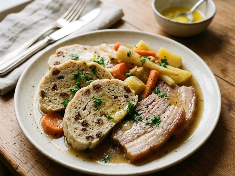 Dithmarscher Mehlbeutel mit Schweinefleisch | Traditions-Eintopf