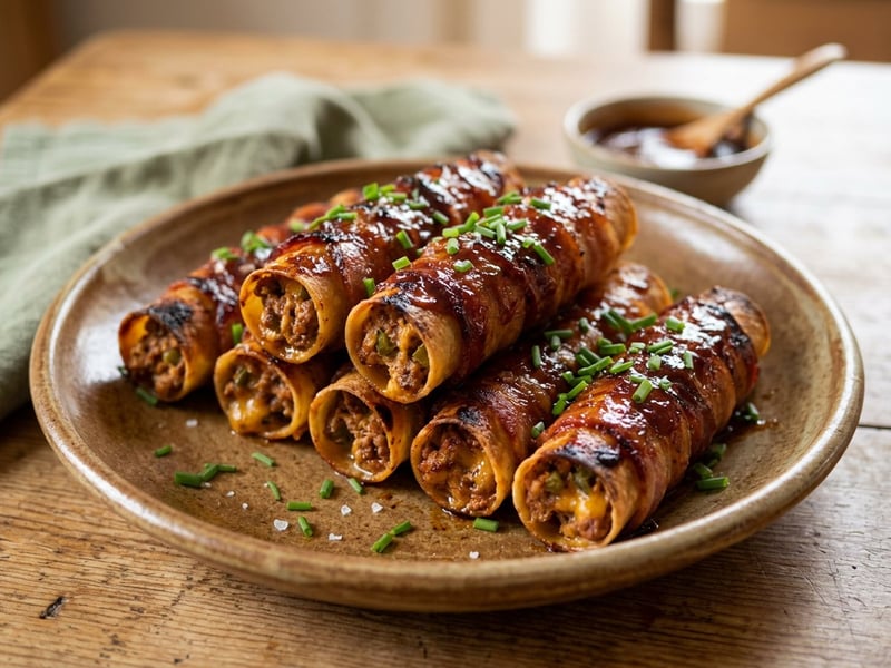 BBQ Shotgun Shells | Würzig, käsig & kross im Bacon-Mantel