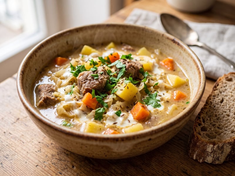 Hessischer Schmandkohl mit Schweinefleisch | Deftiger Herbstklassiker