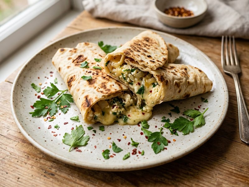 Turkish Cheese Sıkma (Peynirli Sıkma) | Warm Cheese Flatbread Rolls