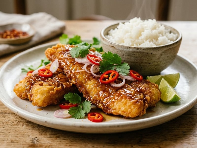 Pla Tod Nam Pla | Crispy Thai Fish in Fish Sauce