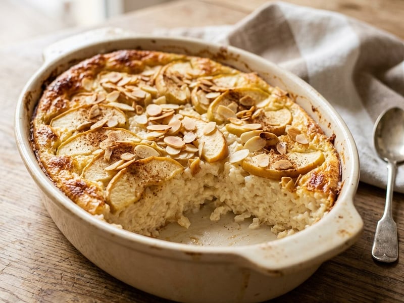 Baked Rice Pudding Casserole | Fluffy & Cinnamon-Sweet