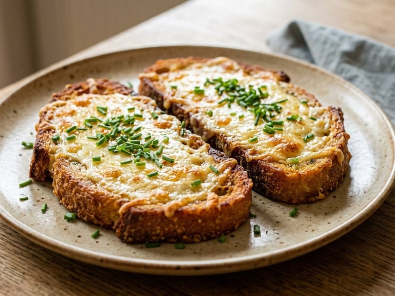 Herzhafte Arme Ritter mit Bergkäse | Knuspriger Brunch-Klassiker