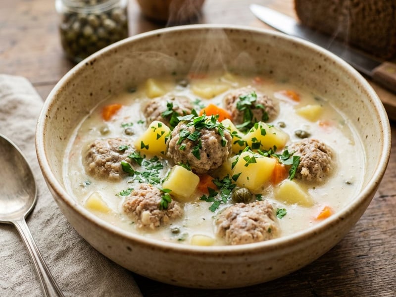 Königsberger Klopse Stew | Creamy One-Pot Classic