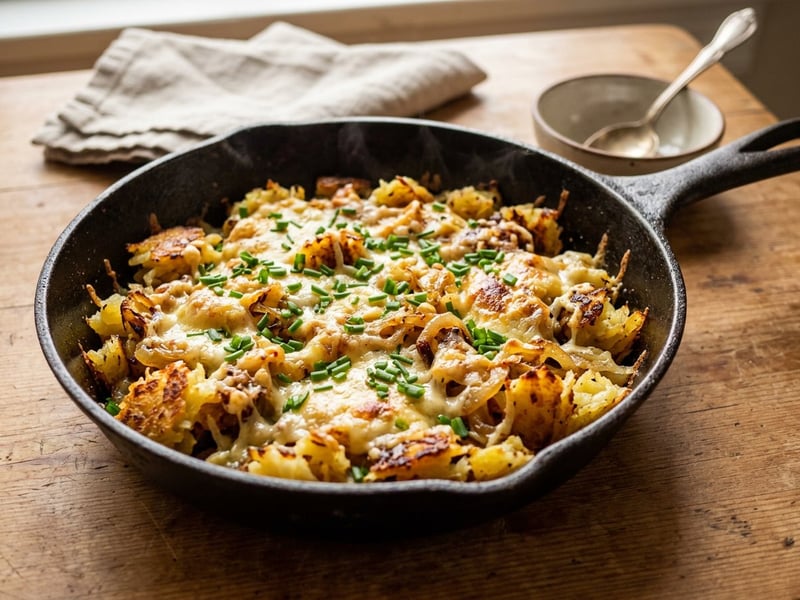Allgäu Baked Potato Schmarrn | Savory Au Gratin