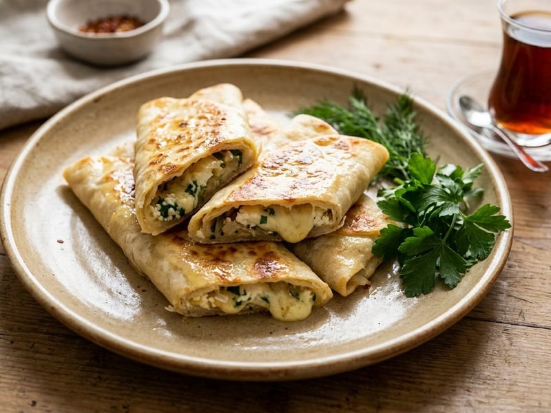Peynirli Sıkma | Türkische Käse-Fladenbrote