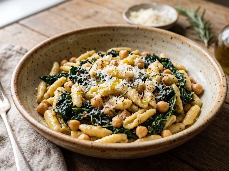 Cavatelli con Cavolo Nero e Ceci | Feine Herbst-Pasta
