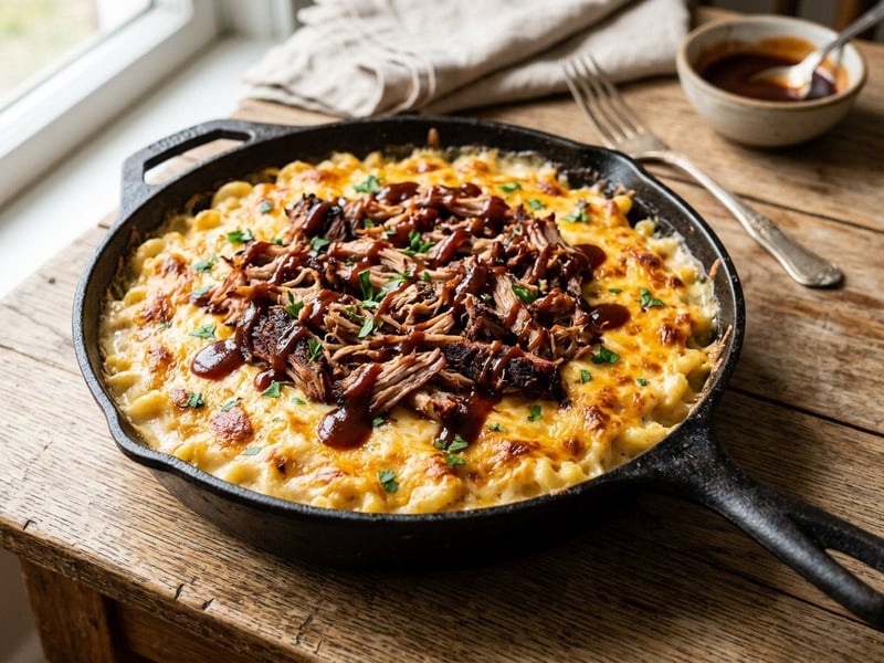 BBQ Pulled Pork Mac and Cheese | Smoky & Creamy from the Grill