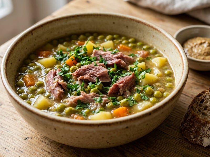 Berlin Pea Stew with Ham Hock | Hearty Traditional Classic