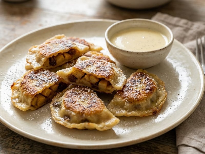 Schwäbische Apfelmaultaschen | Goldbraun & Zimtsüß