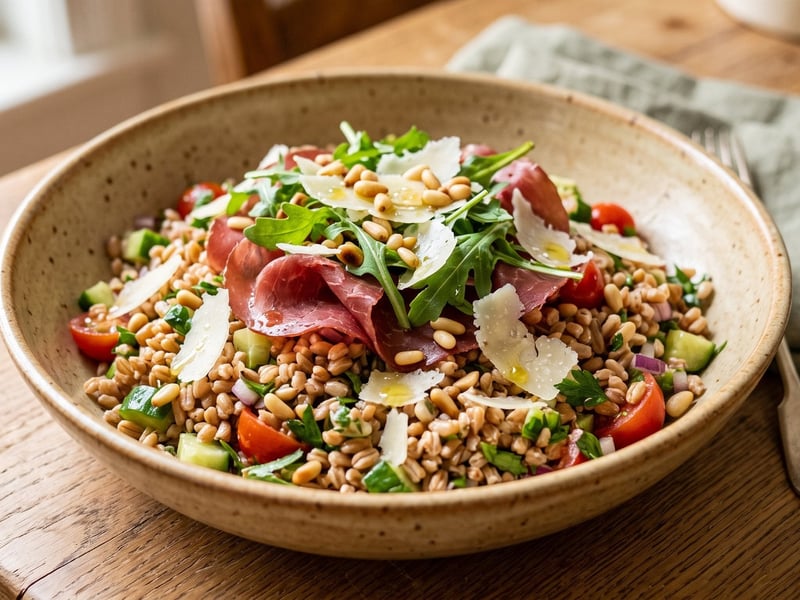 Italian Farro Salad with Bresaola & Rocket | Tuscan Delight