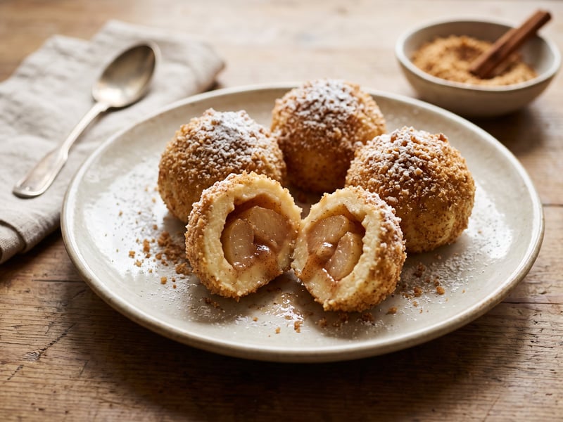Bayerische Birnenknödel | Fruchtig mit Butterbröseln
