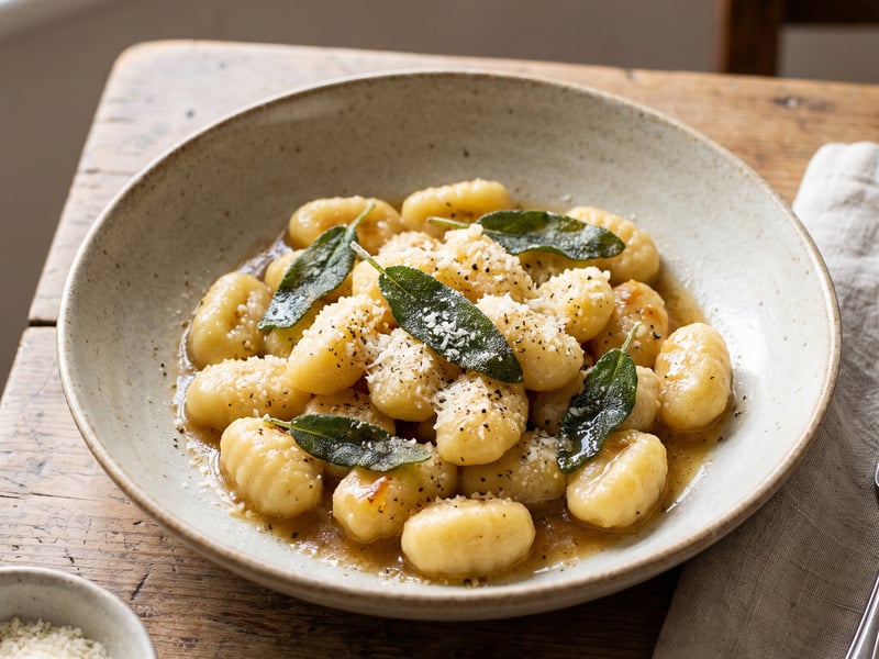 Gnocchi with Sage and Butter
