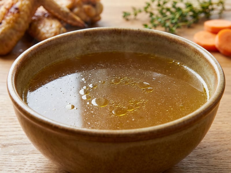Robust Chicken Broth | Intense Flavor from Roasting