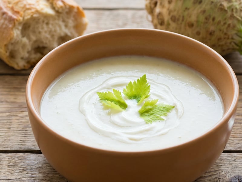 Velvety Celery Cream Soup
