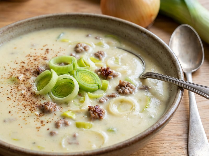 Cheese and Leek Soup