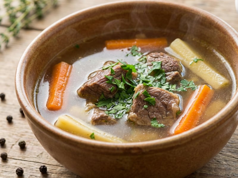 Classic Beef Broth | Rich & Homemade